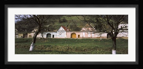Framed Biertan, Transylvania, Mures County, Romania Print