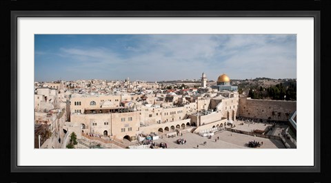 Framed Wailing Wall, Jerusalem, Israel Print