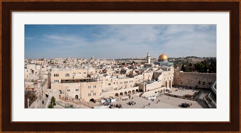 Framed Wailing Wall, Jerusalem, Israel Print