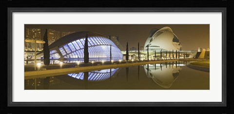 Framed Ciutat De Les Arts I Les Ciencies, Valencia, Spain Print