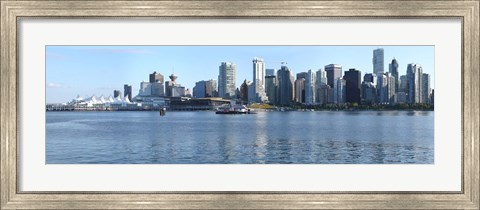 Framed Skyscrapers at the waterfront, Canada Place, Vancouver, British Columbia, Canada 2011 Print