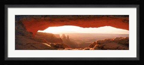 Framed Sunrise through Mesa Arch in Canyonlands National Park, Utah, USA Print