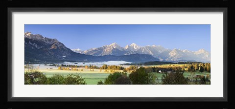 Framed King's Region and Allgau Alps, Bavaria, Germany Print