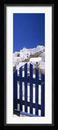Framed Houses in a town, Oia, Santorini, Cyclades Islands, Greece Print