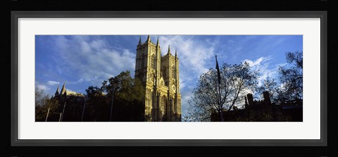 Framed Low angle view of an abbey, Westminster Abbey, City of Westminster, London, England Print