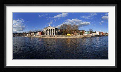 Framed St Mary's Church beside the River Lee, Cork City, Ireland Print