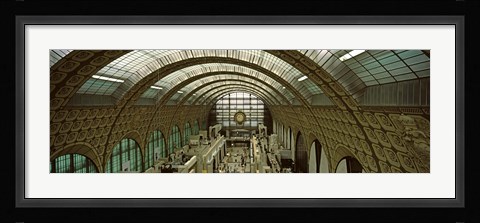 Framed Interiors of a museum, Musee d'Orsay, Paris, Ile-de-France, France Print