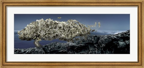 Framed Money tree Print
