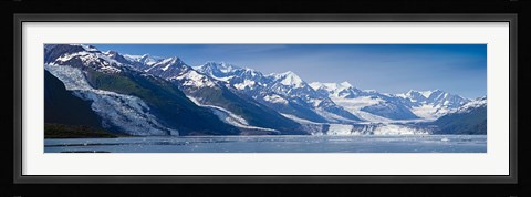 Framed Snowcapped mountains at College Fjord of Prince William Sound, Alaska, USA Print