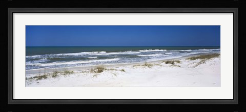 Framed Surf on the beach, St. Joseph Peninsula State Park, Florida, USA Print