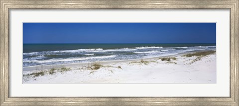 Framed Surf on the beach, St. Joseph Peninsula State Park, Florida, USA Print