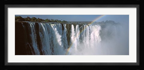 Framed Victoria Falls, Zimbabwe Print