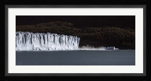 Framed Glaciers in a lake, Moreno Glacier, Argentino Lake, Argentine Glaciers National Park, Santa Cruz Province, Patagonia, Argentina Print