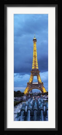 Framed Eiffel Tower, Paris, Ile-de-France, France Print