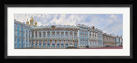 Framed Catherine Palace courtyard, Tsarskoye Selo, St. Petersburg, Russia Print