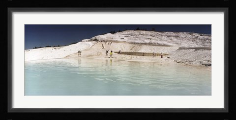 Framed Pamukkale, Denizli Province, Turkey Print