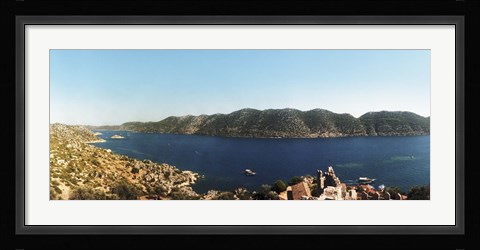 Framed Kekova, Lycia, Antalya Province, Turkey Print