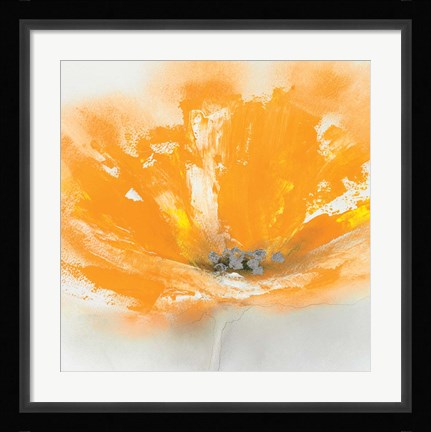 Framed Wild Orange Sherbet I Print