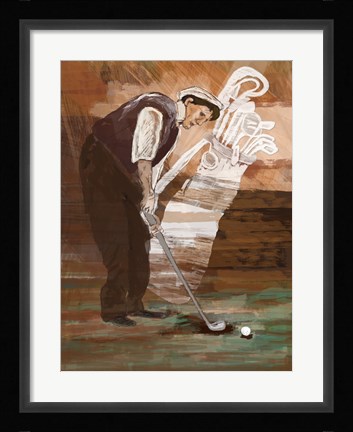 Framed Time to Putt Print