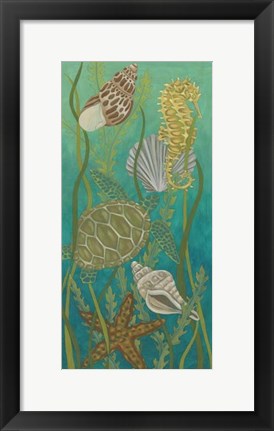 Framed Aquatic Life II Print