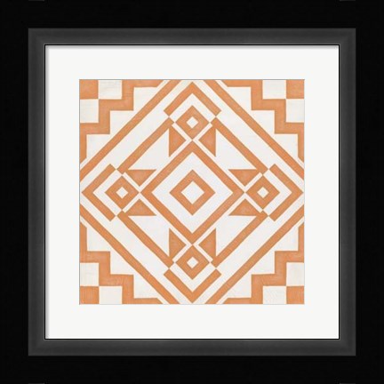 Framed Modern Quilt V Print