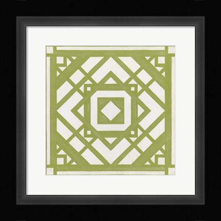 Framed Modern Quilt VIII Print