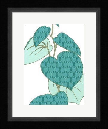Framed Modern Foliage IV Print