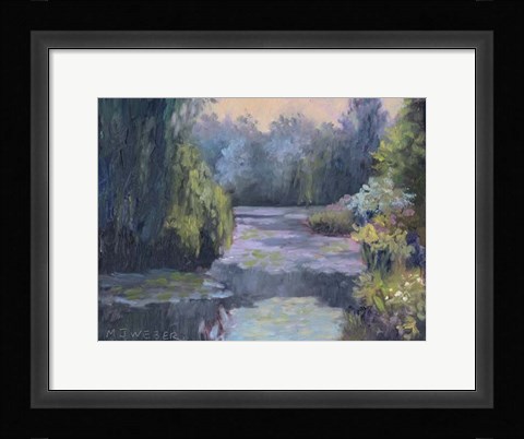 Framed Monet's Garden III Print