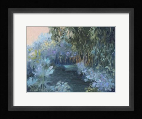 Framed Monet's Garden VII Print