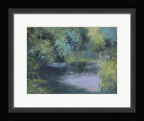 Framed Monet's Garden VIII Print