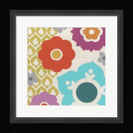 Framed Candy Blossoms III Print