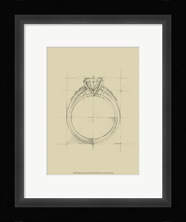 Framed Ring Design III Print
