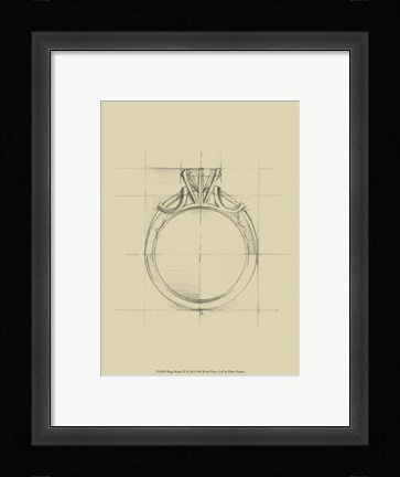 Framed Ring Design IV Print