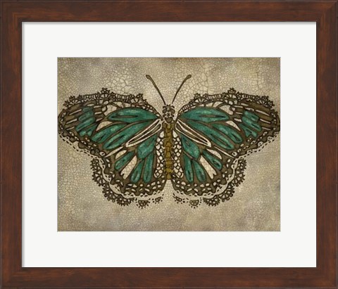 Framed Lace Wing II Print