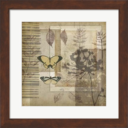 Framed Small Notebook Collage II Print
