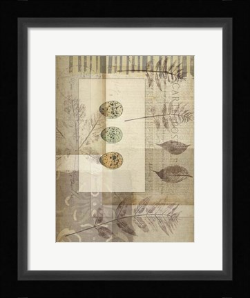 Framed Small Notebook Collage IV Print