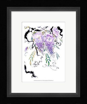 Framed Wisteria Garden III Print