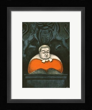 Framed Law Journal II Print