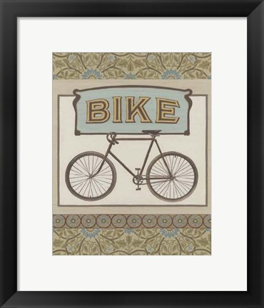 Framed Bike Print