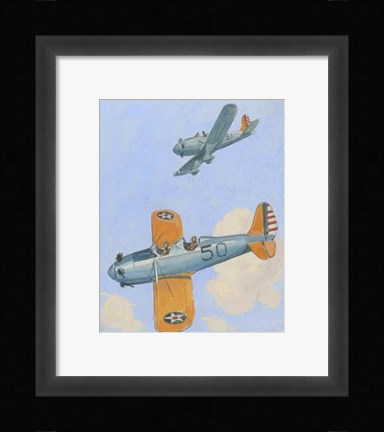 Framed Army Trainer II Print