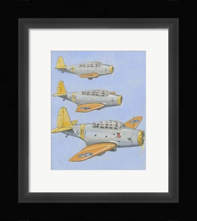 Framed Army Trainer III Print