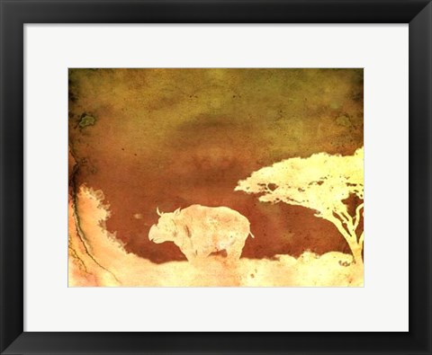 Framed Safari Sunrise II Print