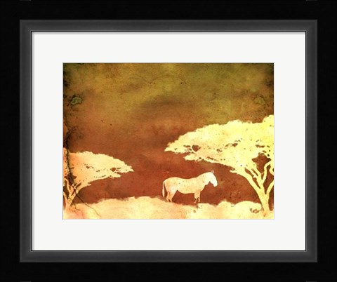 Framed Safari Sunrise III Print