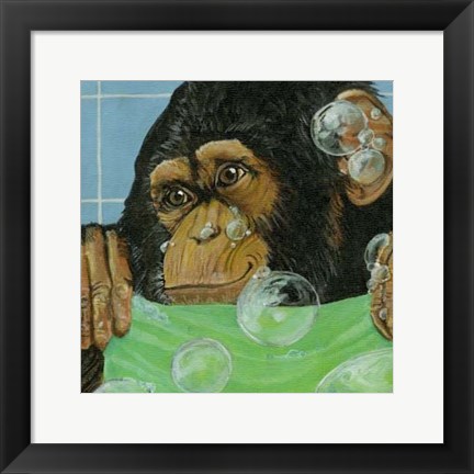 Framed Bubbles - James Print
