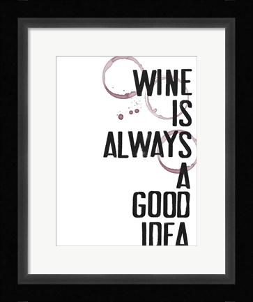 Framed Hospitality V Print