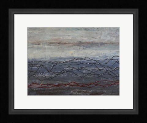 Framed Sunrise in Winter II Print