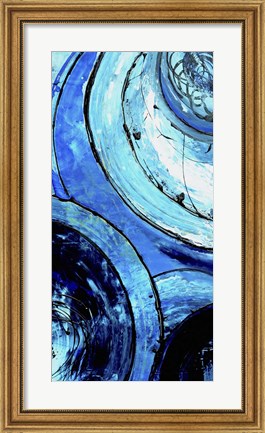 Framed Blue Moons II Print