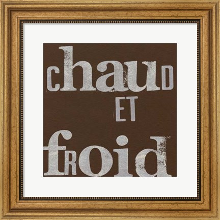 Framed French Laundry III Print