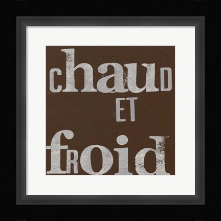 Framed French Laundry III Print