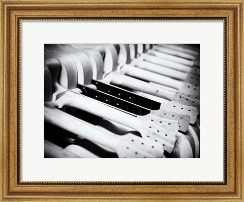 Framed Guitar Factory II Print